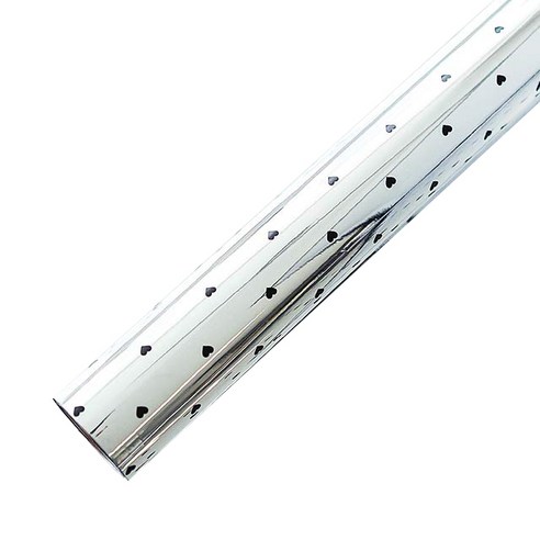 미니하트 비닐 증착 포장지 소 26.5cm x 17m, 블랙, 1개