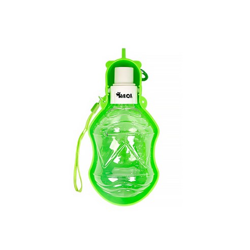 DM 알럽펫 야외 간편 물통 S, 그린, 1개