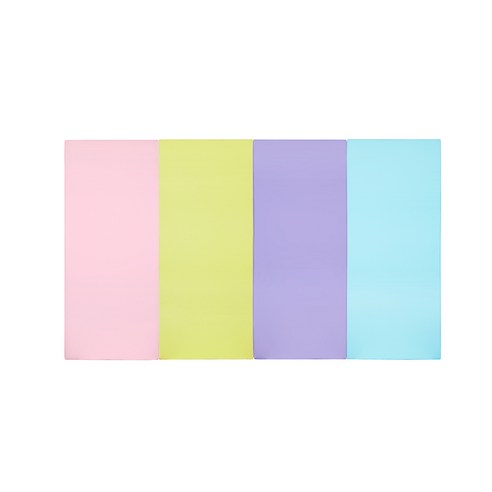 퍼니존 퍼니테라피 유아폴더매트 베이비핑크비비드시리즈5, 베이비핑크 + 피스타치오 + 바이올렛 + 스카이블루