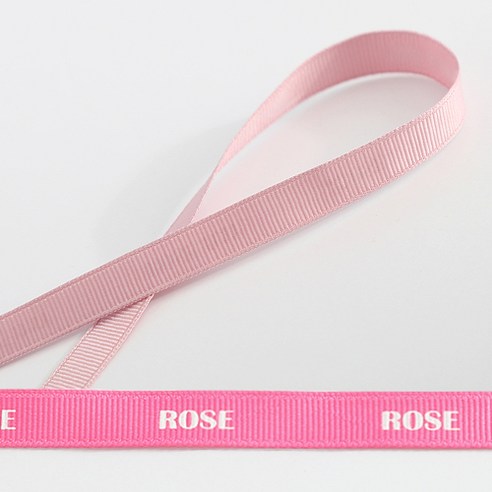 인테리어DECO DIY ROSE 골직리본끈 55yd, 인디핑크