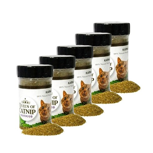 카르마 퀸 오브 고양이 캣닢 가루 마따따비 12g, 5개