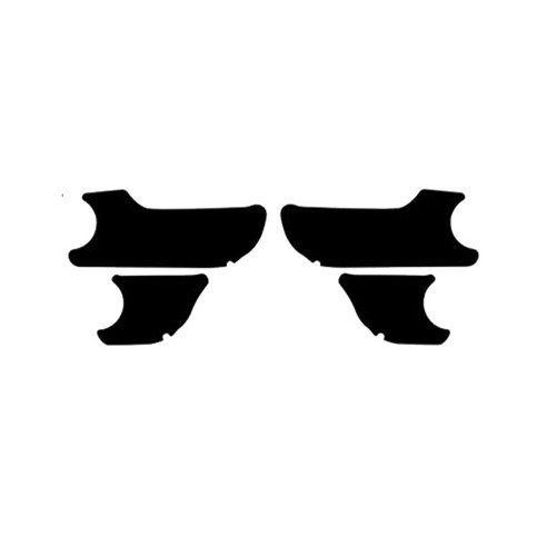 지티글로벌 다이아코트 벨벳 도어커버 블랙, 쌍용, 카이런