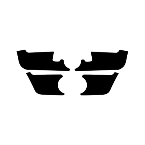 지티글로벌 다이아코트 벨벳 도어커버 블랙, 쌍용, 렉스턴W