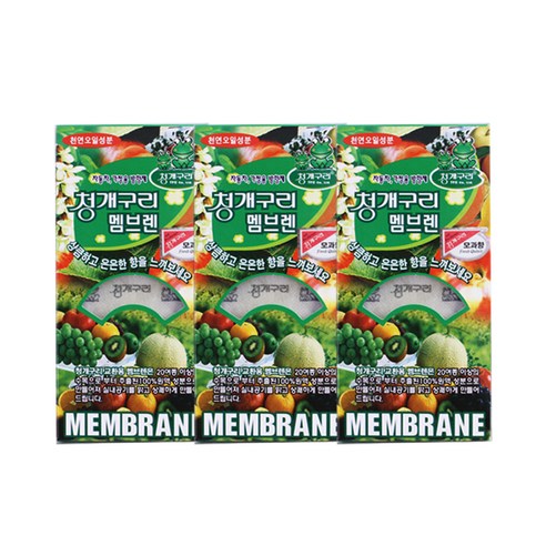 청개구리 멤브렌 리필용 방향제, 3개입, 1개