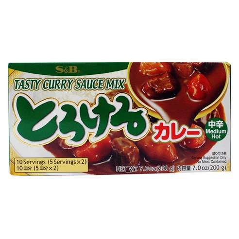 에스비 토로케루카레 중간매운맛, 200g, 1개