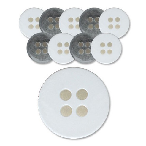 패션포인트 로고민자 단추 10mm, 095, 10개입