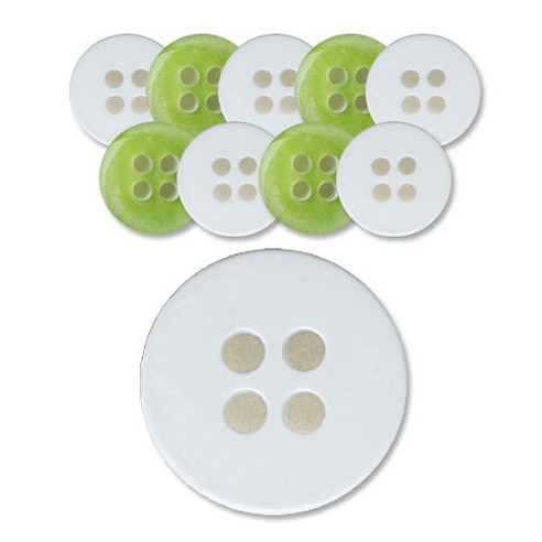 패션포인트 로고민자 단추 10mm, 055, 10개입