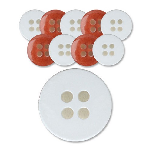 패션포인트 로고민자 단추 10mm, 027, 10개입