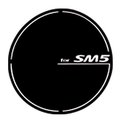 아이스타라인 카티즈 카본 주유구 스티커, 10년 SM5, 1개