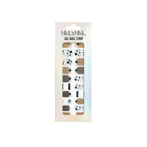 네일스네일 젤네일스트립, 162(와일드 브라운), 1세트