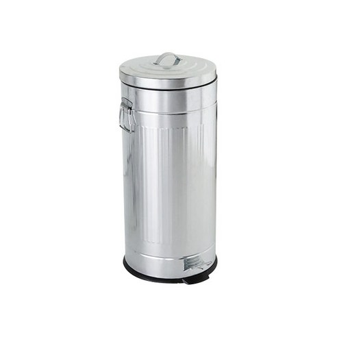 마켓비 LOFT 페달 휴지통 30L, 실버, 1개