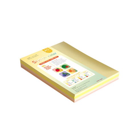 종이문화 스타일리쉬 시즌 색상지 80g 353 SS Spring, A5, 260매