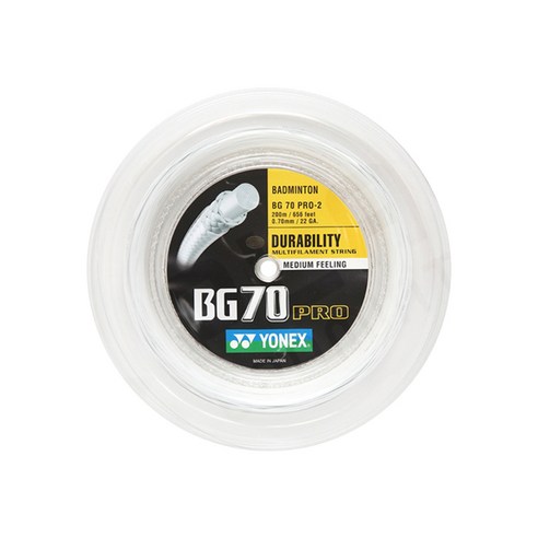 요넥스 PRO 배드민턴 스트링 BG70, WHITE - 가격 변동 추적 그래프 - 역대가