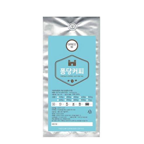 퐁당커피 EXPRESS 60 원두, 에스프레소(업소용), 500g, 1개