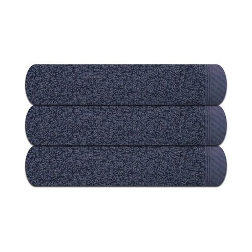 송월타월 호텔수건 헬리오스 40수 180g, 진청, 3개
