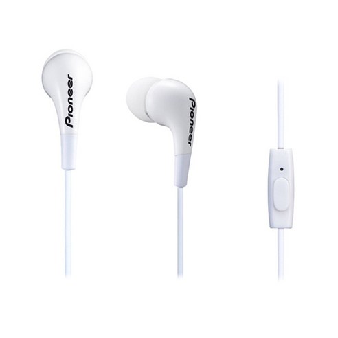 파이오니아 핸즈프리 이어폰, SE-CL502T, 화이트