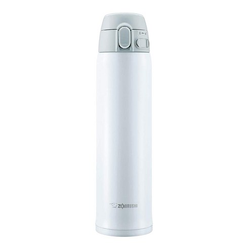 조지루시 보온 보냉 원터치 텀블러 SM-TA60, 화이트, 600ml