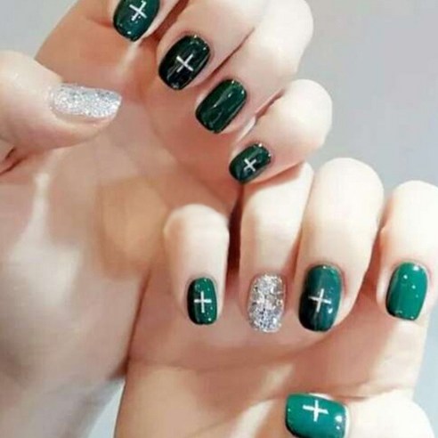 마켓감성 그레잇 셀프 네일스티커, 타입14, 4개입