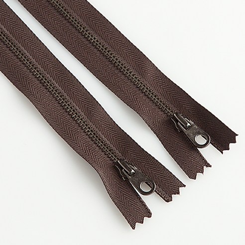 이지텝 5호 엔틱 지퍼 63.5cm 라운드, 브라운, 2개