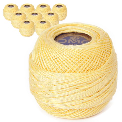 D.M.C 19번사 80 태팅자수레이스실 10p, 745번, 10개