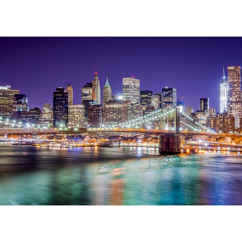썬앤트리 밤의 도시 뉴욕 직소퍼즐 HP513, 500피스, 혼합 색상