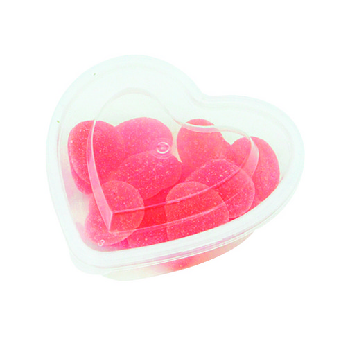 도나앤데코 PP내열 하트소스컵 120ml 9.8 x 9.5 x 3 cm + 뚜껑, 1개, 50세트
