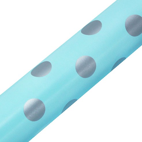 영프라자 빅도트 종이롤 포장지 53cm x 20m, 하늘, 1개