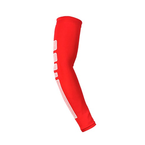 DM 알럽핏 셀 홀드 스포츠 팔 보호 토시, 레드