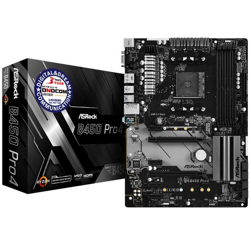 ASRock B450 PRO4 (디앤디컴)