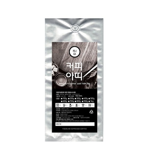 커피아띠 케냐 AA 분쇄 커피, 더치커피, 1000g