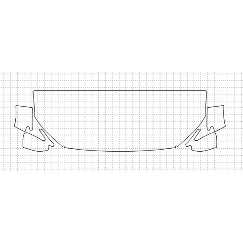 헥시스 현대 코나 LIMITED 2018 PVC PPF 보호필름 차량용 가드용품, 15. HFM 60.96cm, STRAIGHT, WRAPPED, 1개