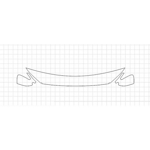 헥시스 현대 코나 LIMITED 2018 PVC PPF 보호필름 차량용 가드용품, 05. HFM 30.48cm, BIKINI, WRAPPED, 1개