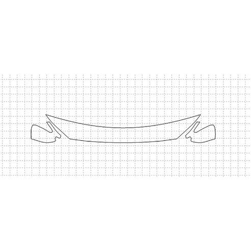 헥시스 현대 코나 LIMITED 2018 PVC PPF 보호필름 차량용 가드용품, 04. HFM 30.48cm, BIKINI, 1개