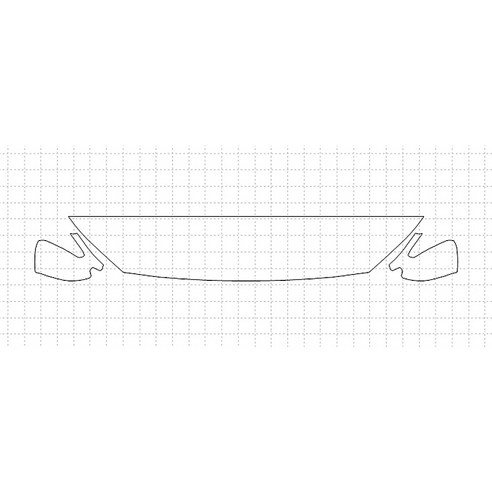 헥시스 현대 코나 ULTIMATE 2018 PVC PPF 보호필름 차량용 가드용품, 06. HFM 30.48cm, STRAIGHT, 1개