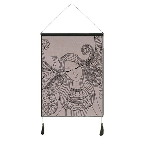 리빙조이 블랙라인드로잉 태피스트리, 23