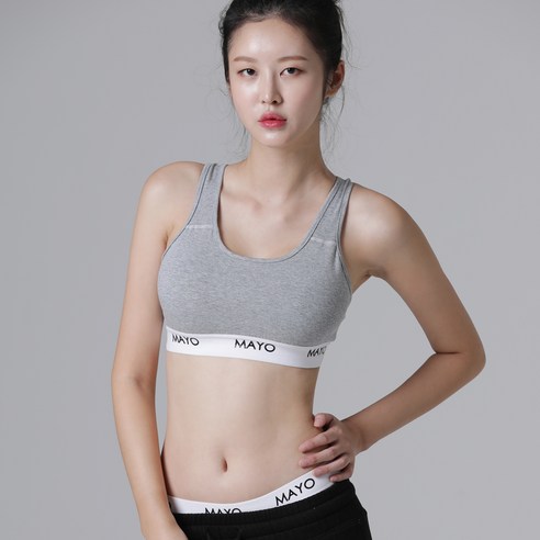 마요 코튼 밴딩 베이직 이너 브라탑