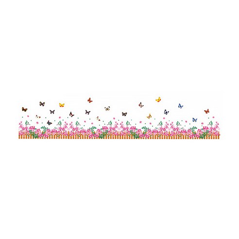 DM 알럽홈 복도 라인 벽 장식 스티커, 756B