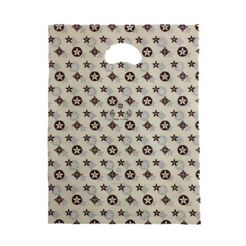 팩스타 펀칭 비닐 포장봉투 가로 30cm x 세로 40cm, 베이지AA, 50개