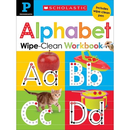 Pre-k Alphabet Wipe-clean Workbook, Cartwheel Books