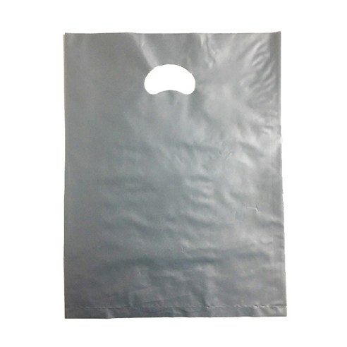 팩스타 펀칭 비닐봉투 PE35 35 x 45 cm, 회색, 50개입