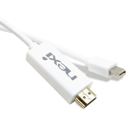 넥시 MINI DP to HDMI 케이블 미니 디스플레이포트, NX-DP(M) TO HDMI 2M, 1세트