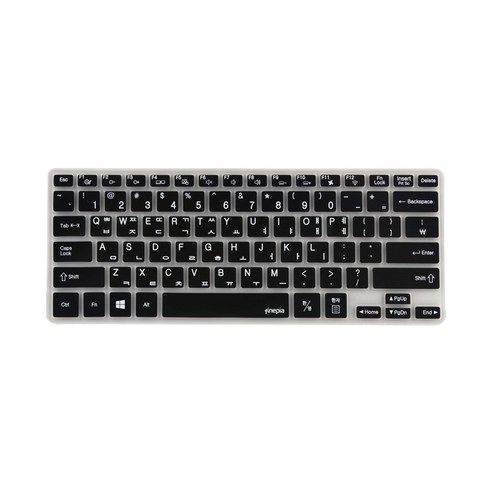 파인피아 삼성 노트북용 문자인쇄 칼라 키스킨 SS02번 / 삼성 NT900X3F / NT900X3G / NT900X3K, 블랙, 1개