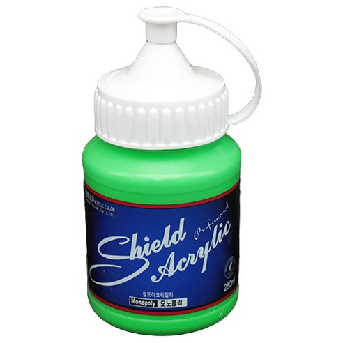 쉴드 모노폴리 아크릴물감 666 Fluorescent Green, 본상품선택, 기본제품구매