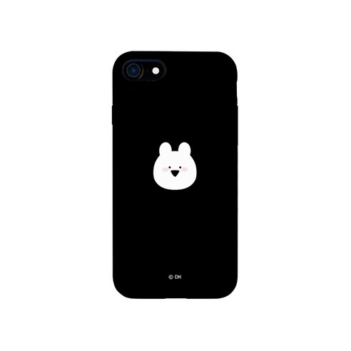 오버액션 블랙 미니페이스 카드미러 도어범퍼 휴대폰 케이스