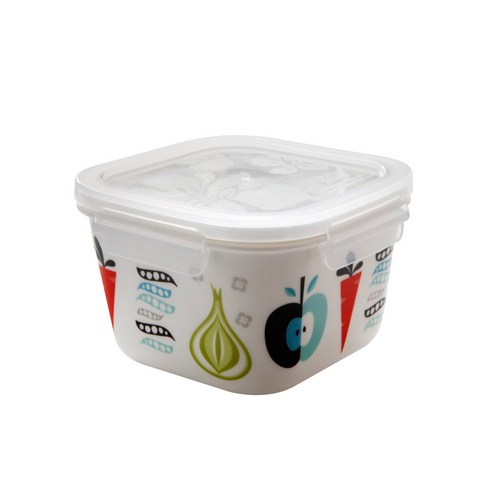 젠한국 런치 ISAK 정사각 밀폐용기 H 740ml, 1개, 단품