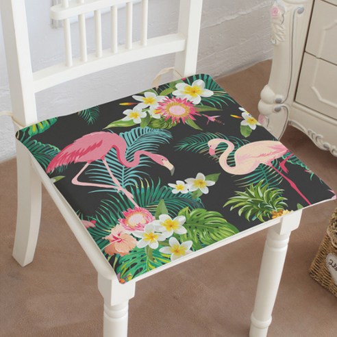 이엘피코리아 플라밍고 쿠션 방석, 숲