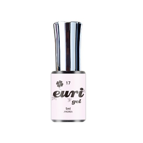 유리네일 로맨틱 컬러 젤네일, 17 누드핑크, 5ml, 1개