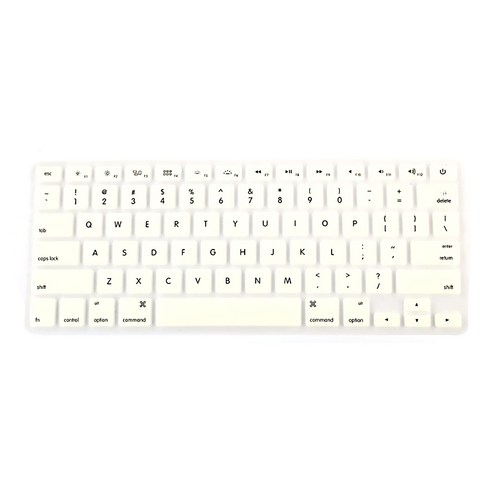 DM 알럽컴 맥북 키보드 보호 커버 A1706/A1707용, 화이트, 1개
