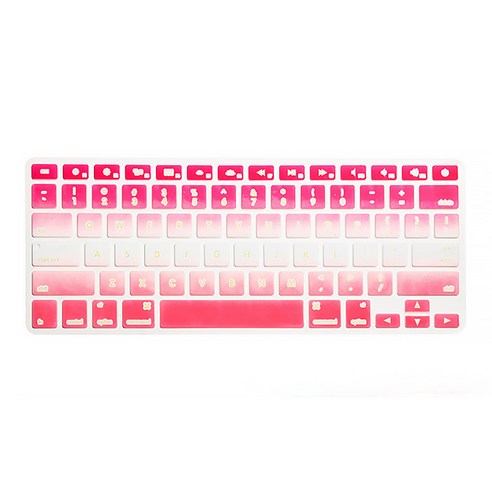 DM 알럽컴 멀티 컬러 맥북 키보드 보호 커버 A1706/A1707용, 핑크그라데이션E2, 1개