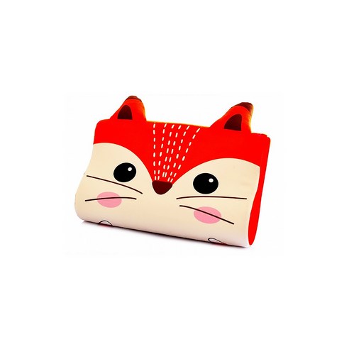 DM 알럽홈 동물얼굴 라텍스베개커버, 여우